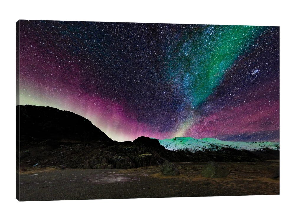 Aurora Borealis over Iceland print by Panoramic Images
