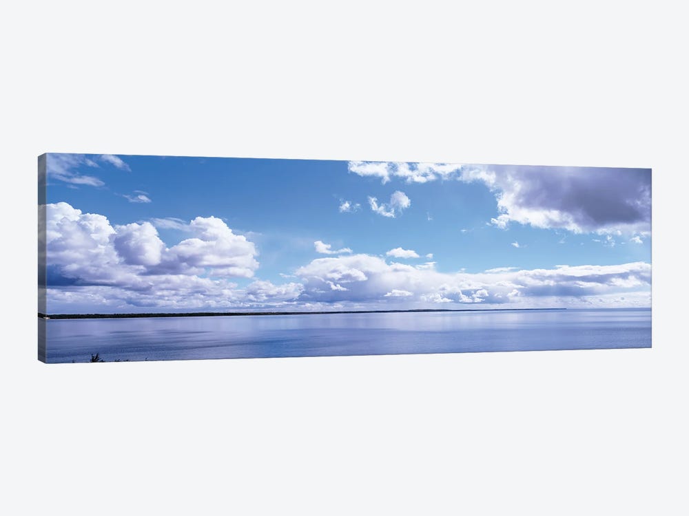 Clouds Over The Lake, Route 2, Lake Michigan, Michigan, USA by Panoramic Images 1-piece Canvas Artwork