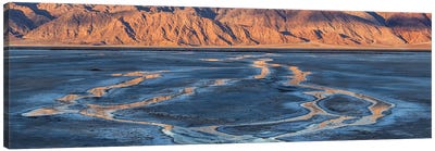 Cottonball Basin Salt Flats, Panamint Range, Death Valley National Park, California, USA Canvas Art Print - Death Valley National Park Art