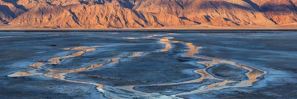 Cottonball Basin Salt Flats, Panamint Range, Death Valley National Park, California, USA