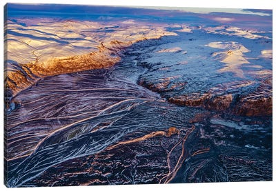 Glacial Landscapes I, Vatnajokull National Park, Vatnajokull Ice Cap, Iceland Canvas Art Print - Glacier & Iceberg Art