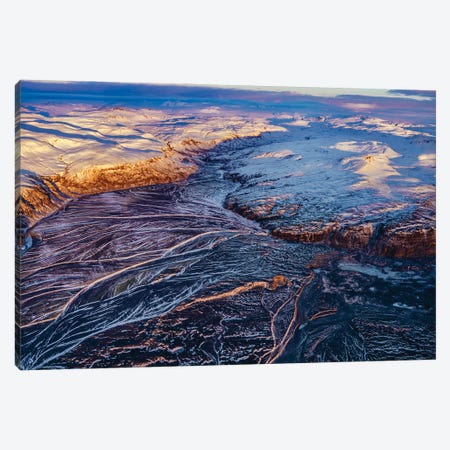 Glacial Landscapes I, Vatnajokull National Park, Vatnajokull Ice Cap, Iceland Canvas Print #PIM15943} by Panoramic Images Canvas Art Print
