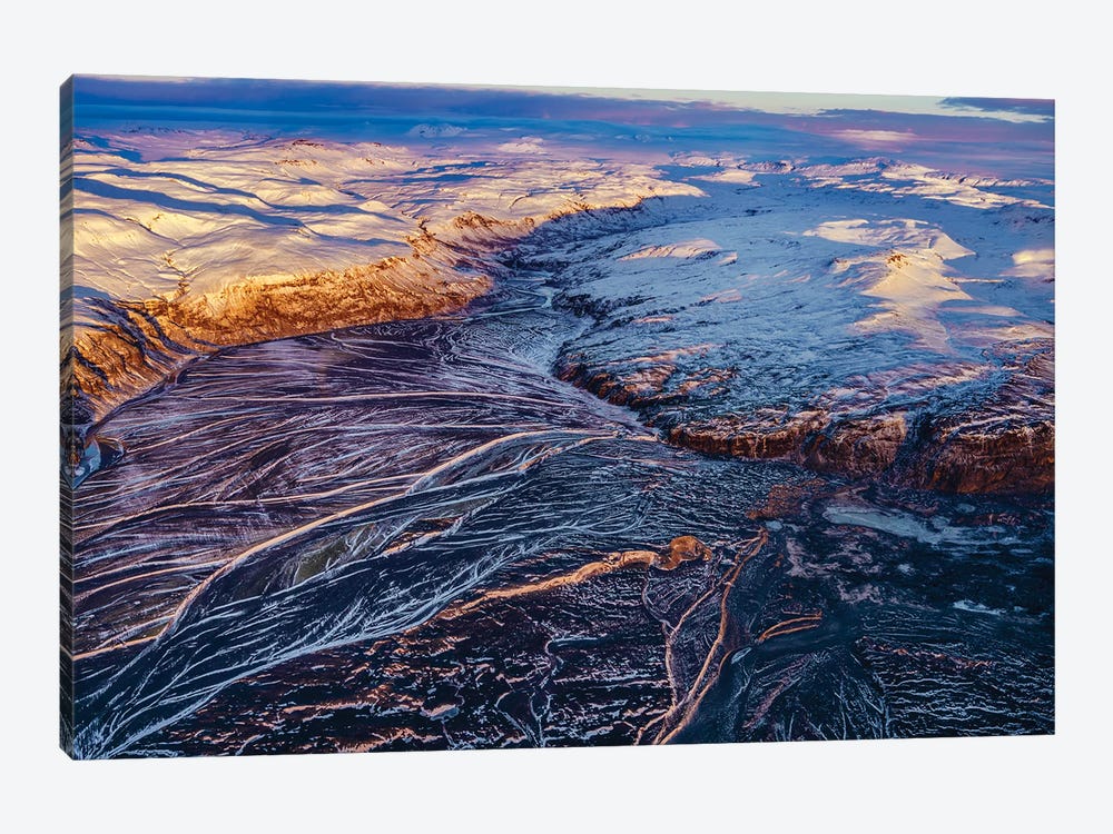 Glacial Landscapes I, Vatnajokull National Park, Vatnajokull Ice Cap, Iceland by Panoramic Images 1-piece Canvas Art Print