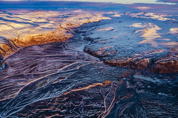 Glaciers & Icebergs: Glacial Landscapes I, Vatnajokull National Park, Vatnajokull Ice Cap, Iceland by Panoramic Images