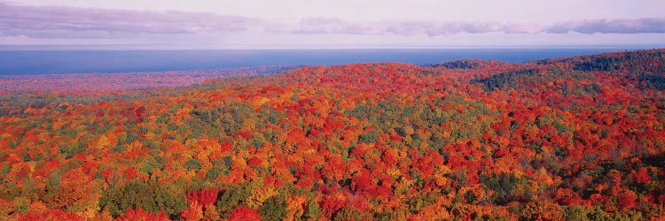 Fall Summit Peak Porcupine Mountains Wilderness State Park MI USA