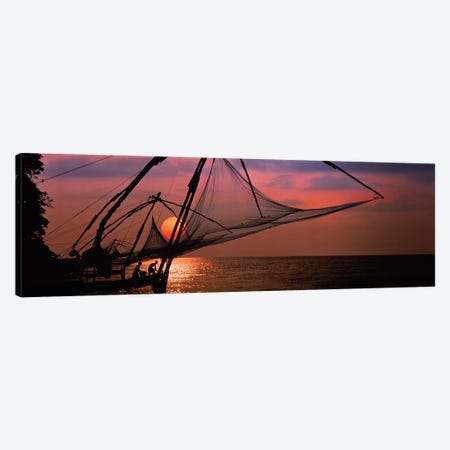 Fishing Nets Cochin India Canvas Print #PIM15949} by Panoramic Images Canvas Print