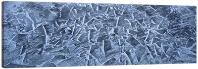 Fractured Ice On The St. Lawrence River, Montral, Canada Canvas Art Print - Montreal Art