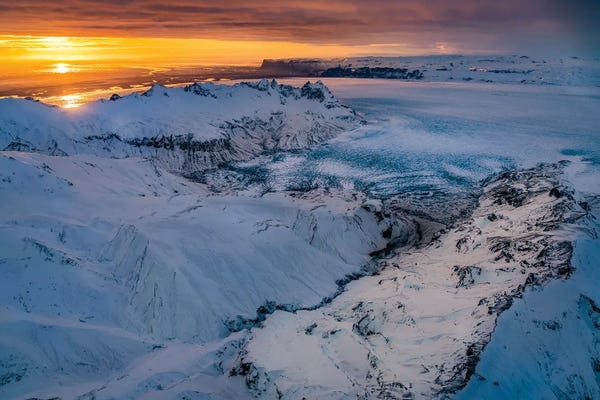 Glaciers & Icebergs: Glacial Landscapes II, Vatnajokull National Park, Vatnajokull Ice Cap, Iceland by Panoramic Images
