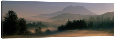 Sunrise, Mount Rainier Mount Rainier National Park, Washington State, USA Canvas Art Print - Mountain Art - Stunning Mountain Wall Art & Artwork