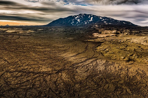 Volcanoes: Hekla Volcano, Iceland by Panoramic Images