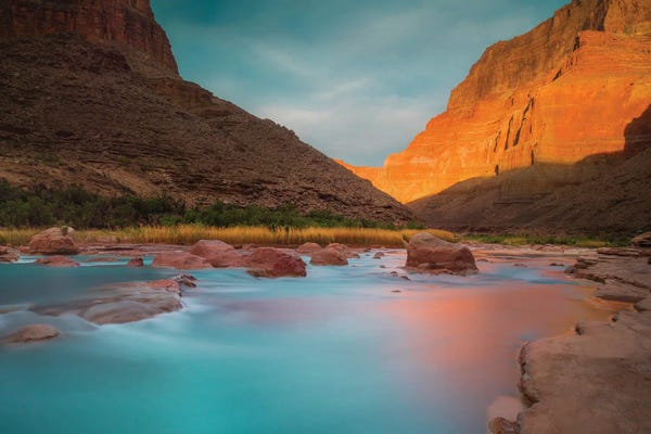 Arizona: Landscape With Little Colorado River In Canyon, Chuar Butte, Grand Canyon National Park, Arizona, USA by Panoramic Images