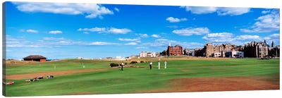 Old Course, Royal And Ancient Golf Club Of St. Andrews, St. Andrews, Scotland, United Kingdom Canvas Art Print - Golf Art