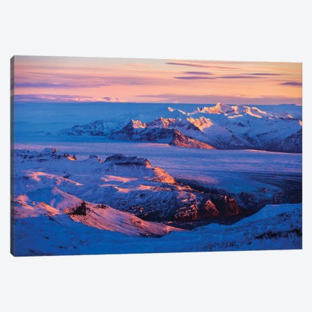 Mountain Peaks, Skeidararjokull, Vatnajokull Ice Cap, Vatnajokull National Park, Iceland Canvas Print #PIM16000} by Panoramic Images Canvas Wall Art