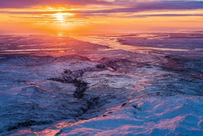 Mt. Lomagnupur, Vatnajokull Ice Cap, Vatnajokull National Park, Iceland by Panoramic Images art print