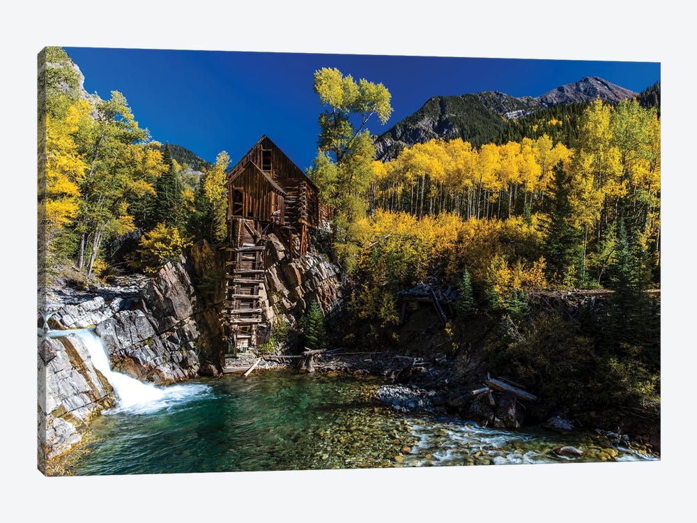 Old Mill On The Crystal River, Crystal, Colorado, USA by Panoramic Images 1-piece Canvas Artwork