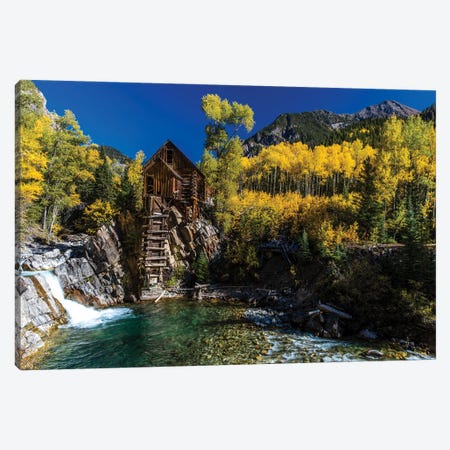 Old Mill On The Crystal River, Crystal, Colorado, USA Canvas Print #PIM16004} by Panoramic Images Canvas Print
