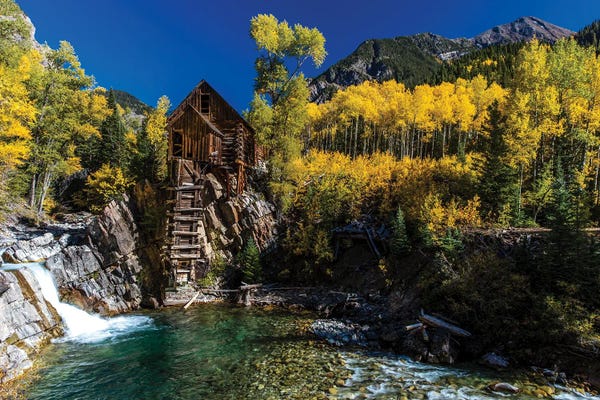 Colorado: Old Mill On The Crystal River, Crystal, Colorado, USA by Panoramic Images