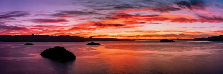 Seascape At Sunset, Concepcion Bay, Baja California Sur, Mexico