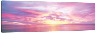 Sunrise Over Sea Of Cortez, El Cardonal, Baja California Sur, Mexico Canvas Art Print - Mexico Art