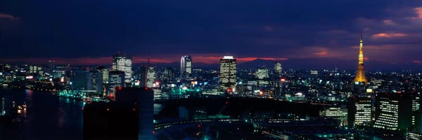 Panoramic Images: Tokyo Tower Tokyo Japan by Panoramic Images