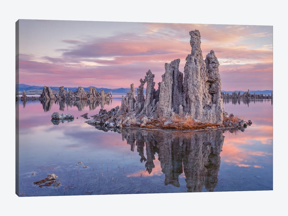 Tufa Formations In Mono Lake At Dawn, Mono Lake State Reserve, California, USA by Panoramic Images 1-piece Canvas Wall Art