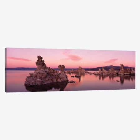 Tufa Rock Formations In A Lake, Mono Lake, Mono Lake Tufa State Reserve, California, USA Canvas Print #PIM16047} by Panoramic Images Art Print