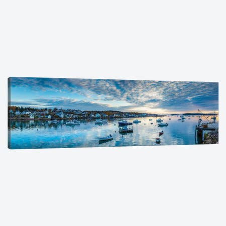 Usa, Maine, Stonington, Stonington Harbor, Dawn Canvas Print #PIM16048} by Panoramic Images Canvas Art