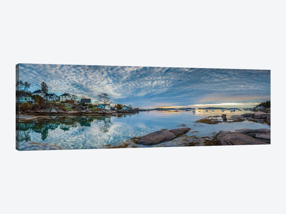 Usa, Maine, Stonington, Stonington Harbor, Dawn by Panoramic Images 1-piece Art Print