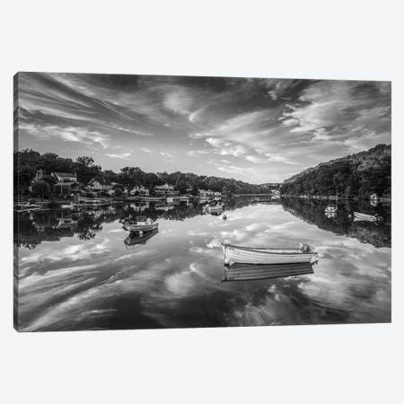 Usa, New England, Massachusetts, Cape Ann, Gloucester, Annisquam, Lobster Cove, Reflections Canvas Print #PIM16050} by Panoramic Images Canvas Print