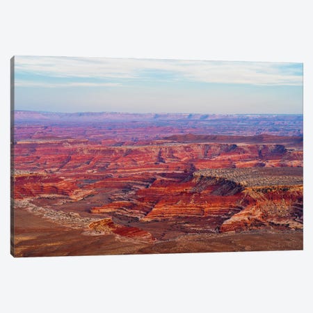 View Of Canyon From Panorama Point, Maze District Of Canyonlands National Park, Wayne County, Utah, USA Canvas Print #PIM16054} by Panoramic Images Canvas Art