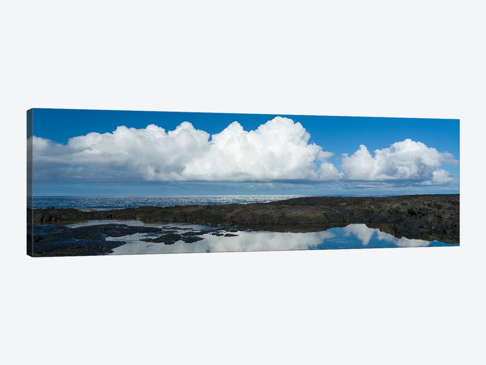 View Of Cloud Reflected In Sea, Pacific Ocean, Pu Uhonuna O Honaunau National Park, South Kona, Hawaii, USA by Panoramic Images 1-piece Canvas Art