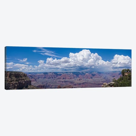 View Of Clouds Over Canyon, Grand Canyon, Arizona, USA Canvas Print #PIM16056} by Panoramic Images Canvas Artwork