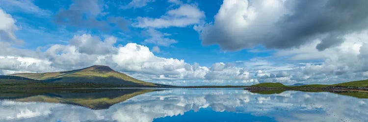 View Of Lake And Clouds On Sky, Bellacragher Bay, County Mayo, Ireland