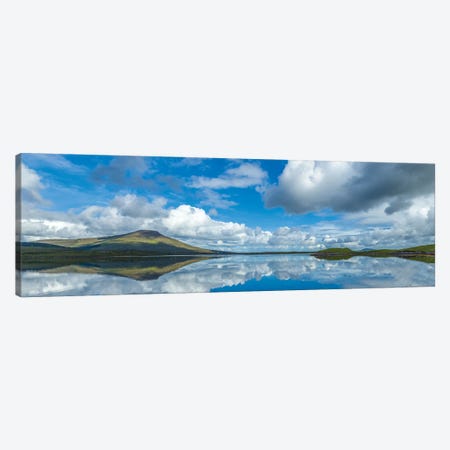 View Of Lake And Clouds On Sky, Bellacragher Bay, County Mayo, Ireland Canvas Print #PIM16060} by Panoramic Images Canvas Art