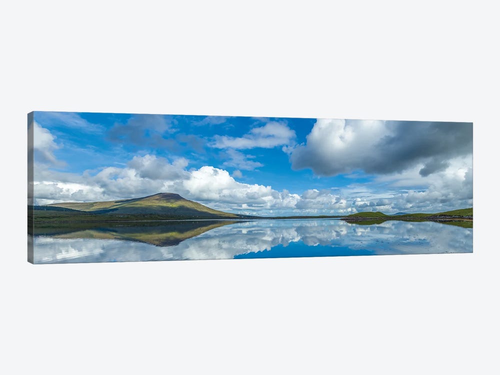 View Of Lake And Clouds On Sky, Bellacragher Bay, County Mayo, Ireland by Panoramic Images 1-piece Canvas Wall Art