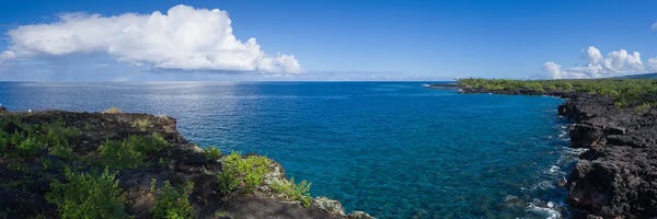 The Big Island (Island Of Hawai'i): View Of Sea And Coastline, South Kona, Hawaii, USA by Panoramic Images