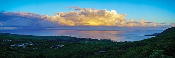 View Of Sea And Coastline South Kona Hawaii USA Ver. II
