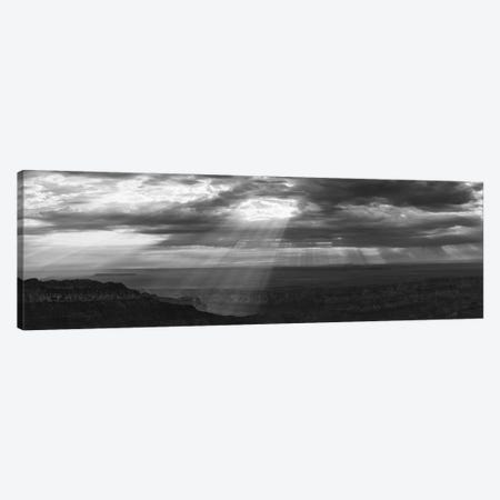 View Of Sunlight Through Clouds, Grand Canyon, Arizona, USA Canvas Print #PIM16068} by Panoramic Images Canvas Wall Art