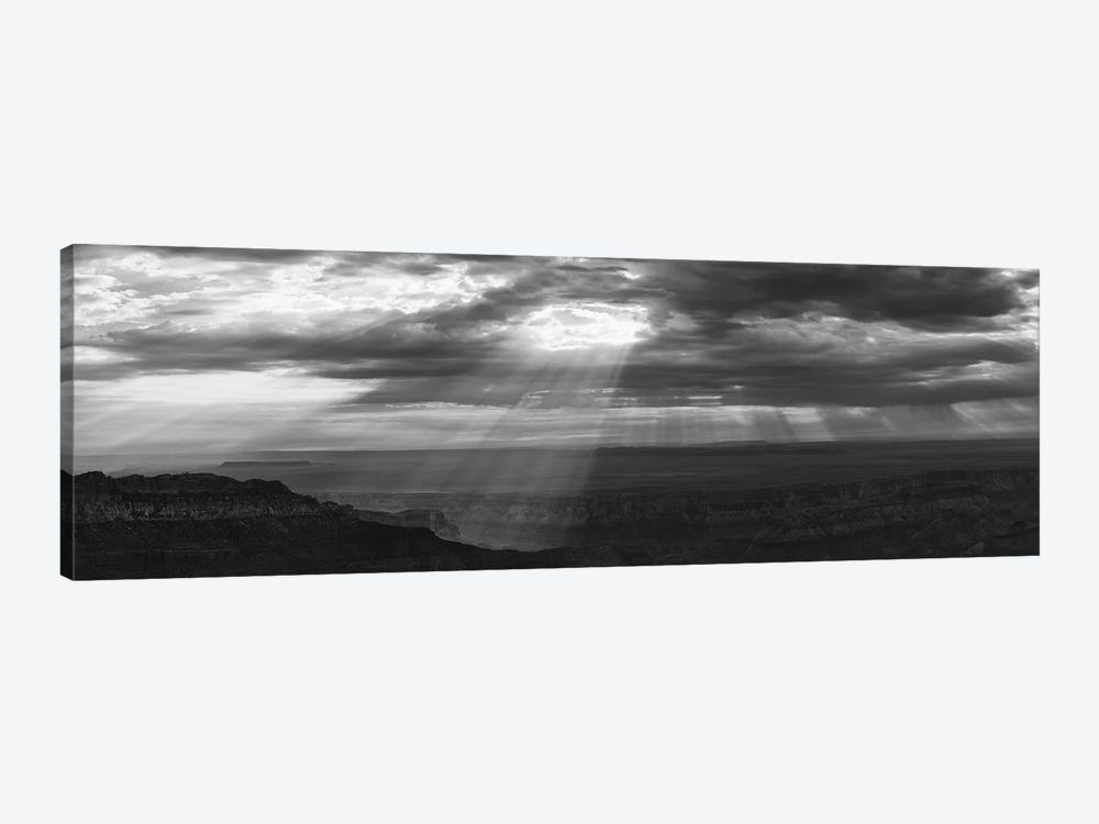 View Of Sunlight Through Clouds, Grand Canyon, Arizona, USA by Panoramic Images 1-piece Canvas Art