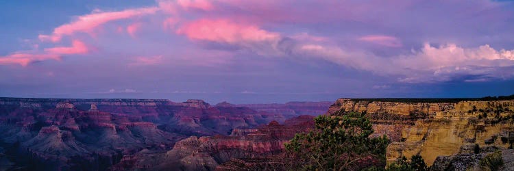 View Of Sunset Over Canyon, Grand Canyon, Arizona, USA