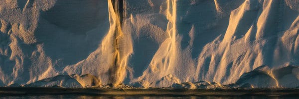 Glaciers & Icebergs: View Of The Glacier Front Of Brasvellbreen, Austfonna, Nordaustlandet, Svalbard, Norway by Panoramic Images