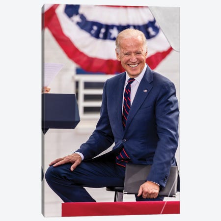 Vice President Joe Biden Campaigns For Candidates In Nevada In October 2016 Canvas Print #PIM16084} by Panoramic Images Art Print