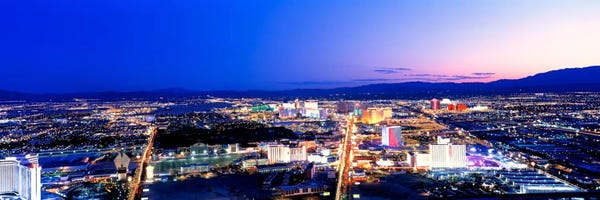 Nevada: Las Vegas Strip, Nevada, USA by Panoramic Images