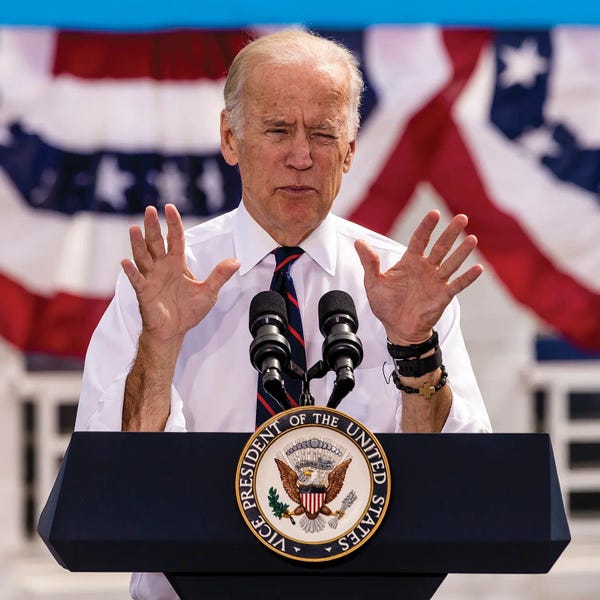 Joe Biden: Vice President Joe Biden Campaigns In Nevada For Democratic Candidates, October 13, 2016 by Panoramic Images
