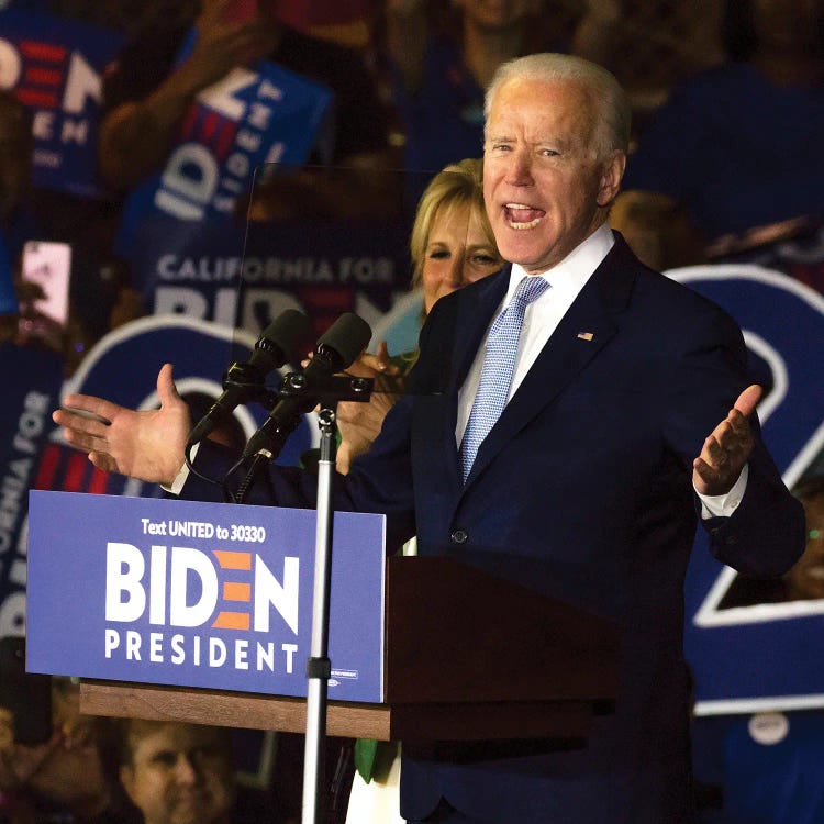 Vice President Joe Biden Delivers Super Tuesday Victory Speech In Los Angeles, March 3, 2020