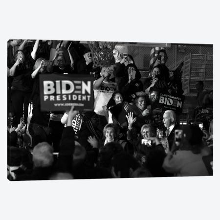 Vice President Joe Biden Delivers Super Tuesday Victory Speech In Los Angeles, March 3, 2020 Canvas Print #PIM16099} by Panoramic Images Canvas Print