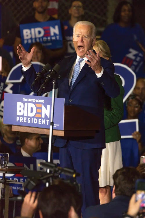 Vice President Joe Biden Delivers Super Tuesday Victory Speech In Los Angeles, March 3, 2020