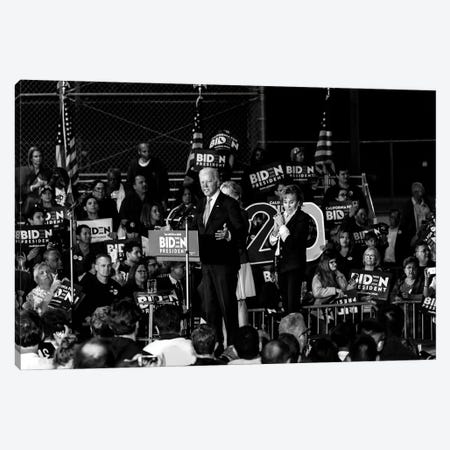 Vice President Joe Biden Delivers Super Tuesday Victory Speech In Los Angeles, March 3, 2020 Canvas Print #PIM16101} by Panoramic Images Canvas Art Print