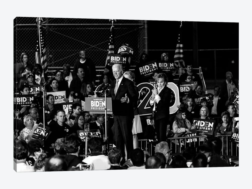 Vice President Joe Biden Delivers Super Tuesday Victory Speech In Los Angeles, March 3, 2020 by Panoramic Images 1-piece Canvas Artwork