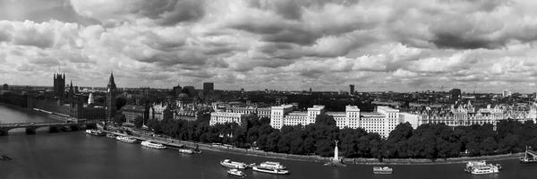 London Skylines: Aerial View Of A City, London, England by Panoramic Images